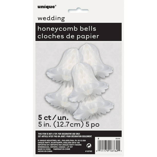 Wedding Day Decorations Honeycomb BRIDAL BELLS Reception/Venue Paper